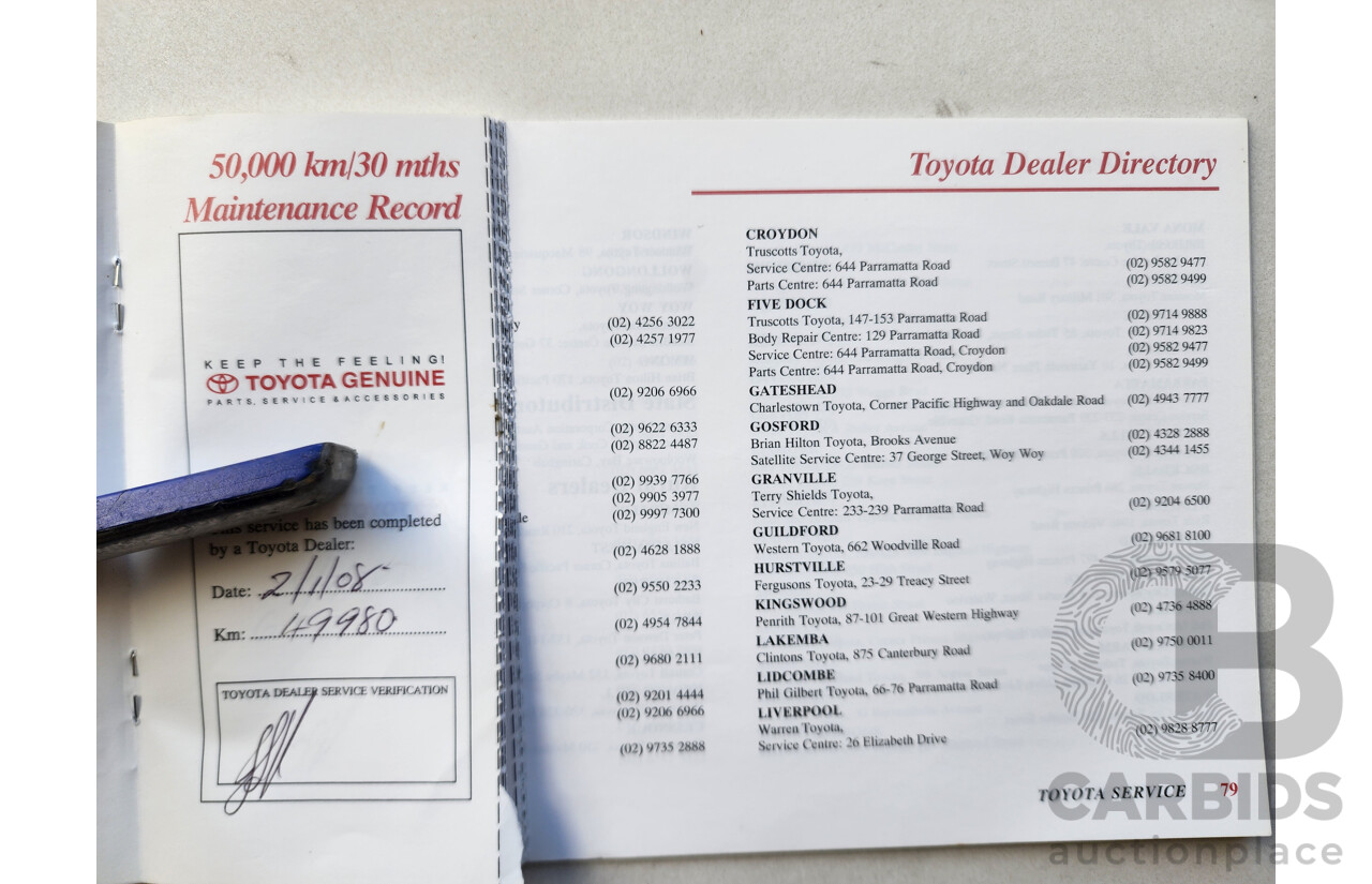 11/2004 Toyota Corolla ASCENT FWD ZZE122R 4D Wagon Silver 1.8L