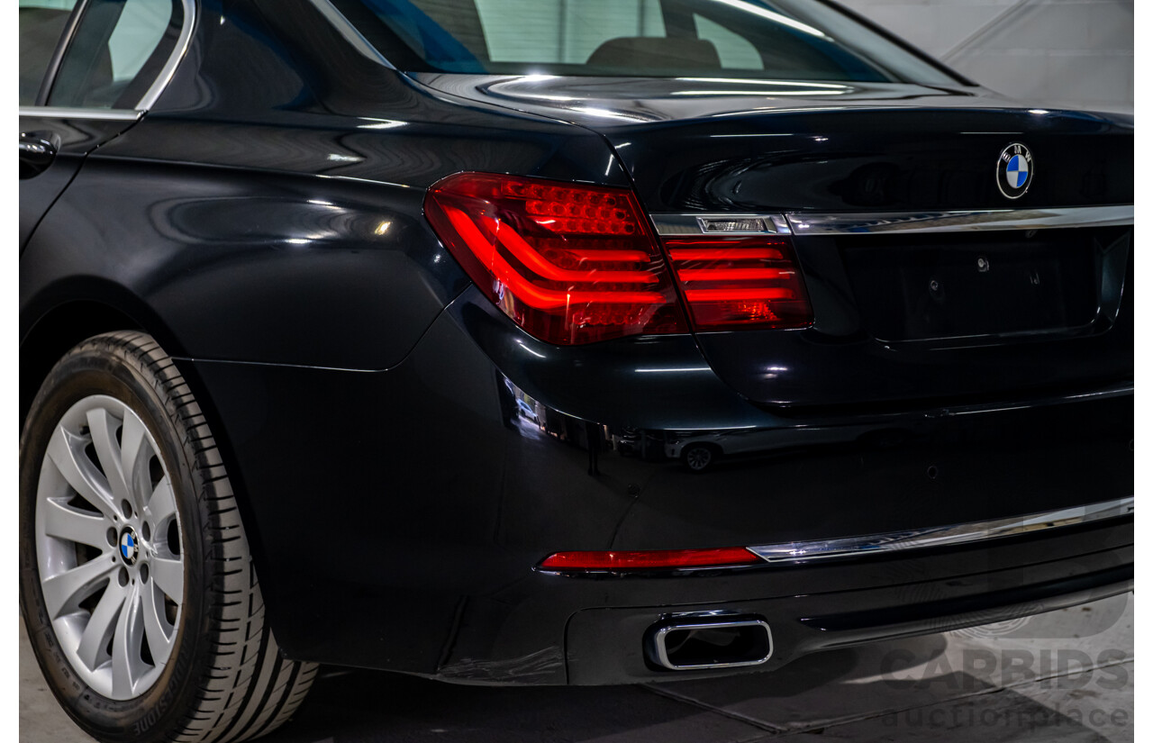 3/2014 BMW 740Li F02 MY14 4d Sedan Black Sapphire Metallic Turbo 3.0L