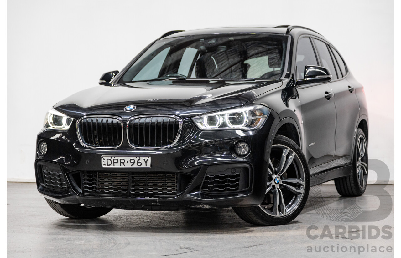 6/2017 BMW X1 Xdrive 25i (AWD) F48 4d Wagon Black Metallic Turbo 2.0L