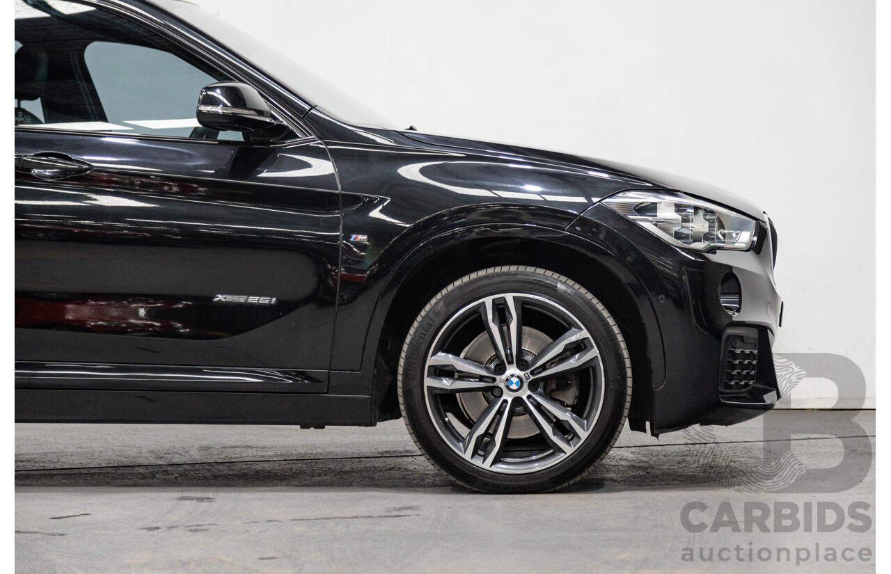 6/2017 BMW X1 Xdrive 25i (AWD) F48 4d Wagon Black Metallic Turbo 2.0L