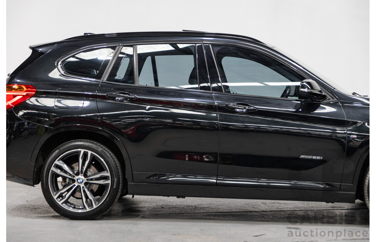 6/2017 BMW X1 Xdrive 25i (AWD) F48 4d Wagon Black Metallic Turbo 2.0L