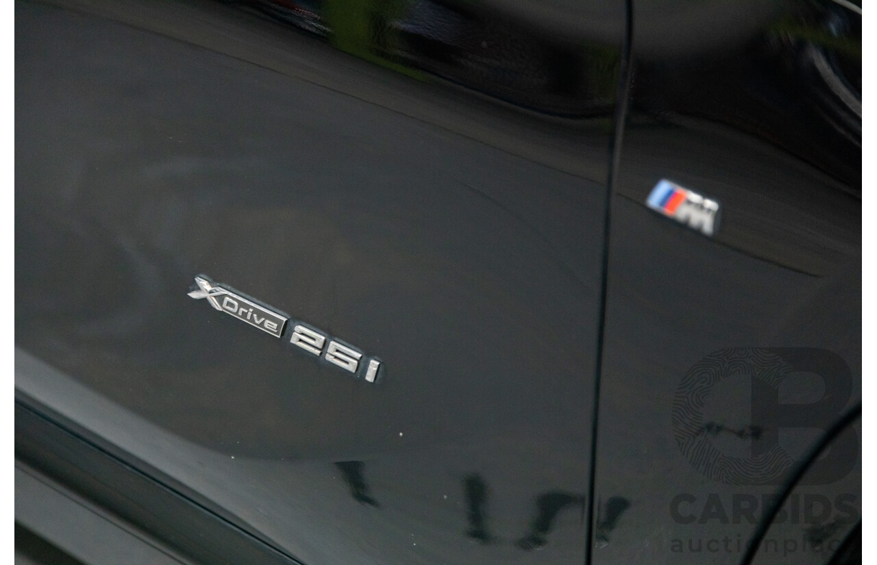 6/2017 BMW X1 Xdrive 25i (AWD) F48 4d Wagon Black Metallic Turbo 2.0L