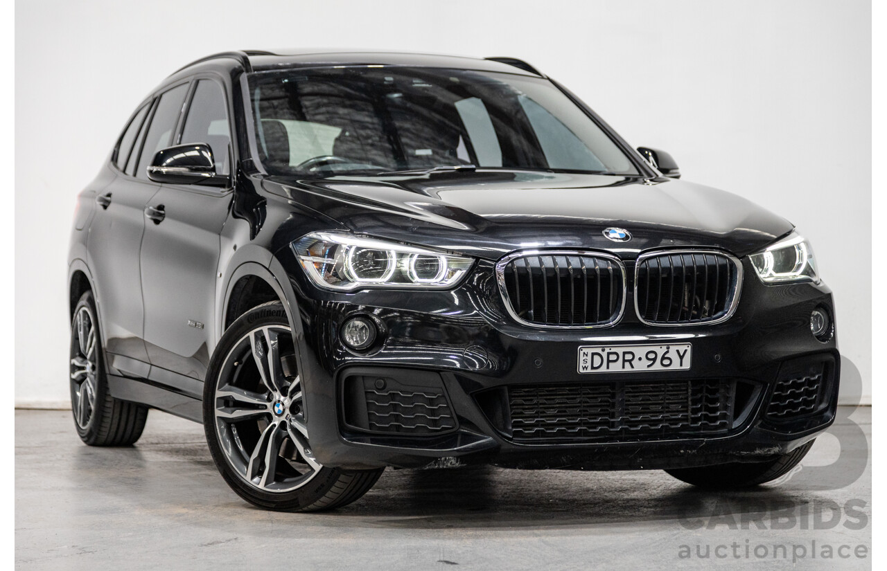 6/2017 BMW X1 Xdrive 25i (AWD) F48 4d Wagon Black Metallic Turbo 2.0L