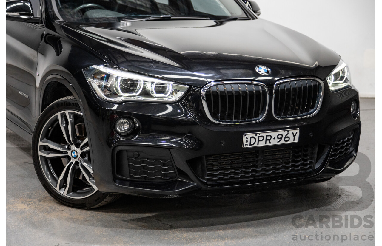 6/2017 BMW X1 Xdrive 25i (AWD) F48 4d Wagon Black Metallic Turbo 2.0L