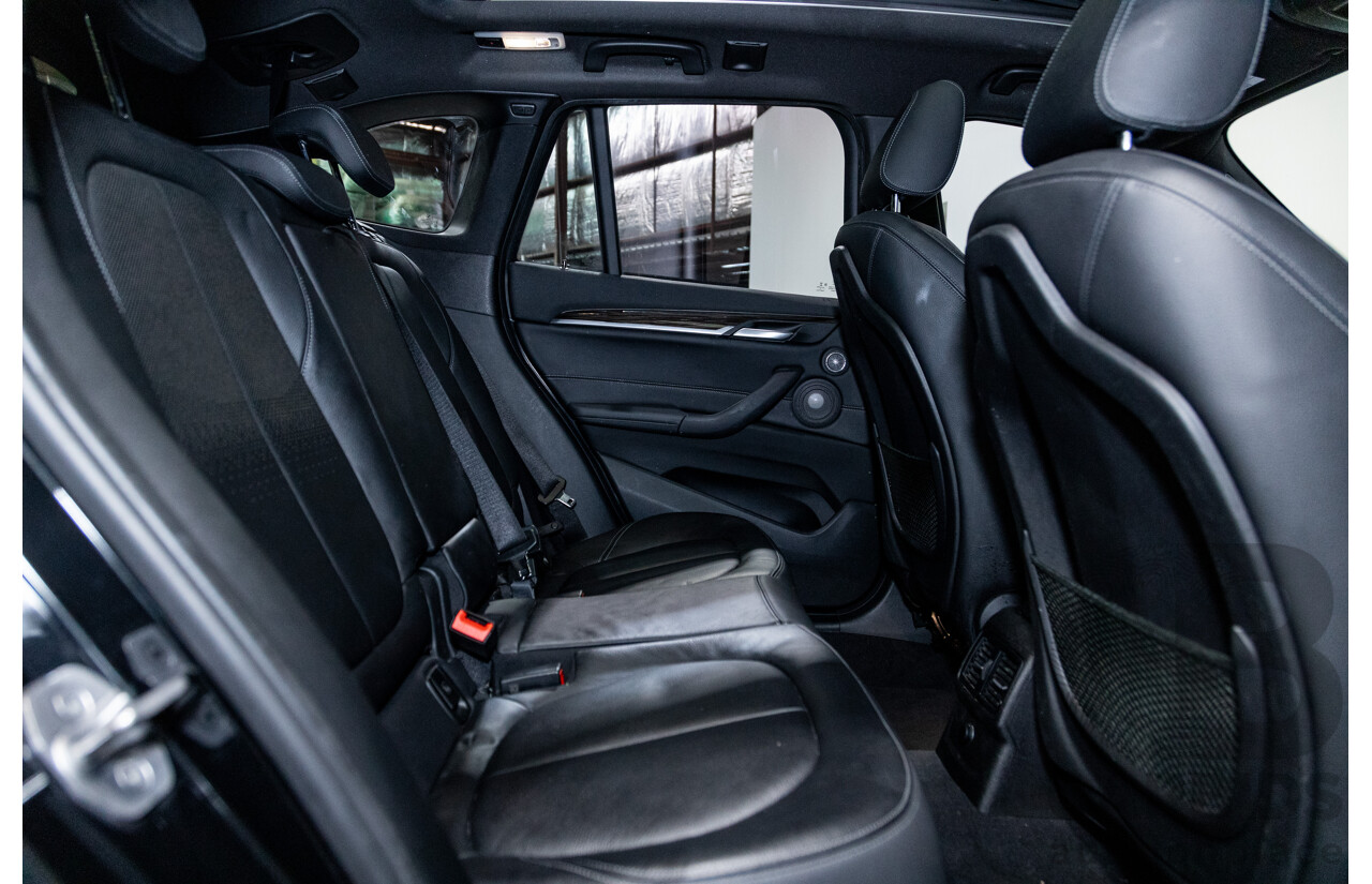 6/2017 BMW X1 Xdrive 25i (AWD) F48 4d Wagon Black Metallic Turbo 2.0L