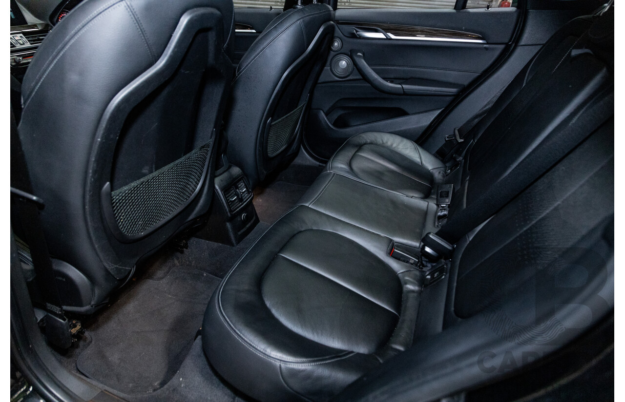 6/2017 BMW X1 Xdrive 25i (AWD) F48 4d Wagon Black Metallic Turbo 2.0L