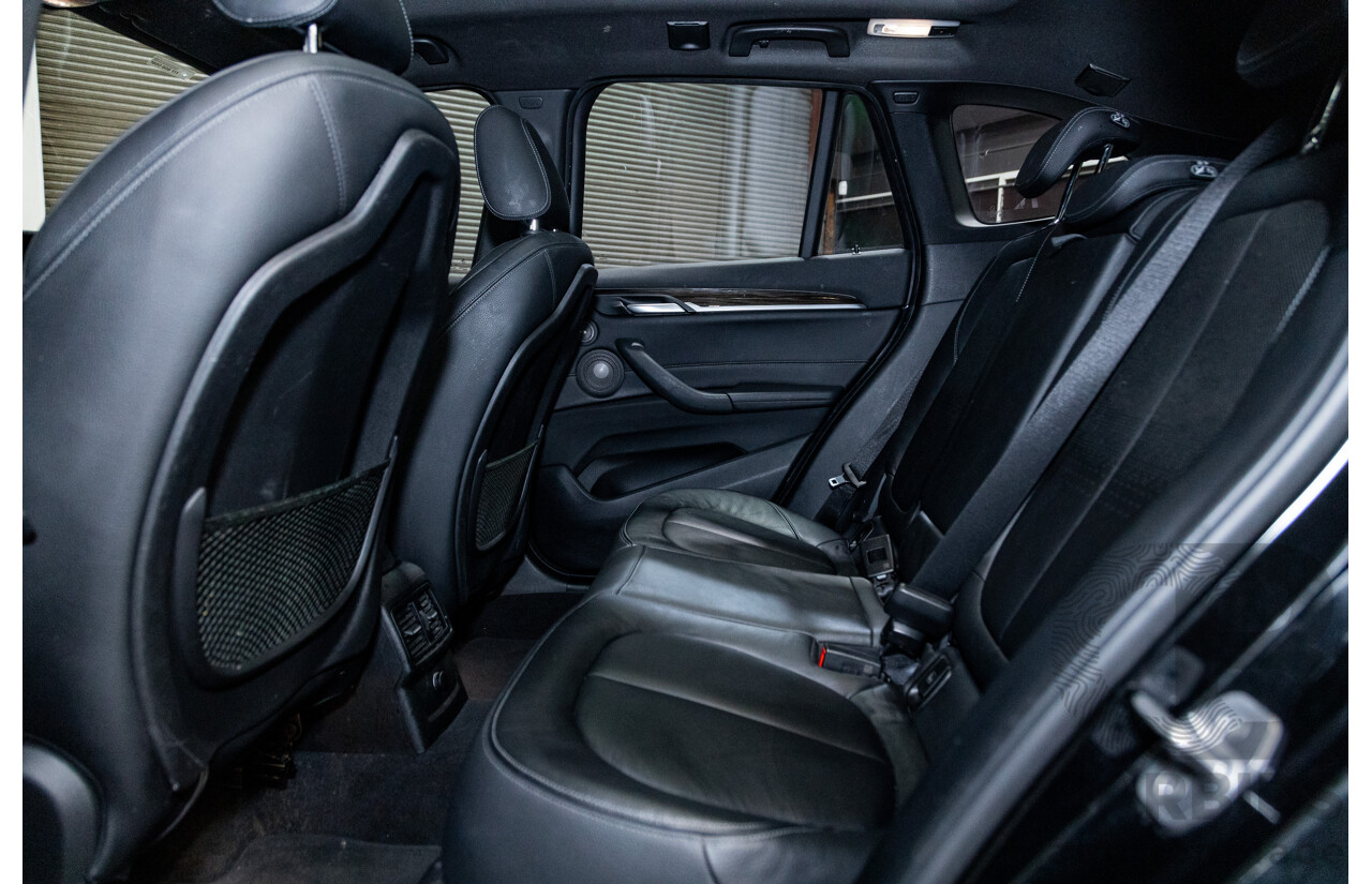 6/2017 BMW X1 Xdrive 25i (AWD) F48 4d Wagon Black Metallic Turbo 2.0L