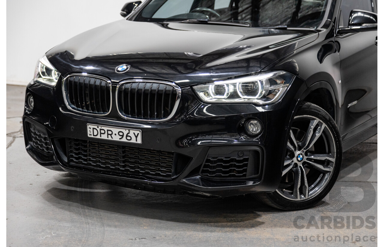 6/2017 BMW X1 Xdrive 25i (AWD) F48 4d Wagon Black Metallic Turbo 2.0L