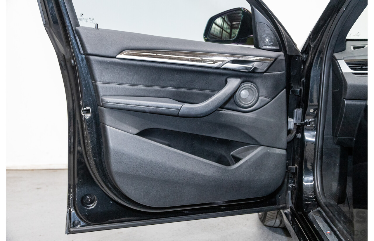 6/2017 BMW X1 Xdrive 25i (AWD) F48 4d Wagon Black Metallic Turbo 2.0L