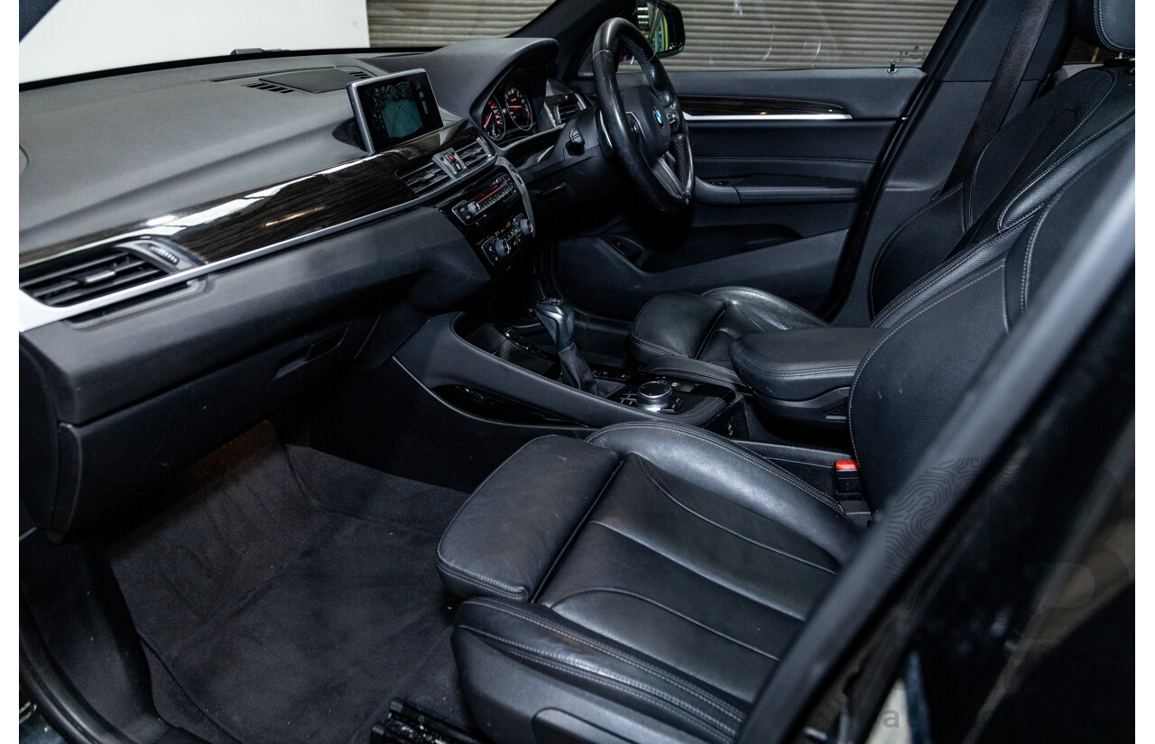 6/2017 BMW X1 Xdrive 25i (AWD) F48 4d Wagon Black Metallic Turbo 2.0L