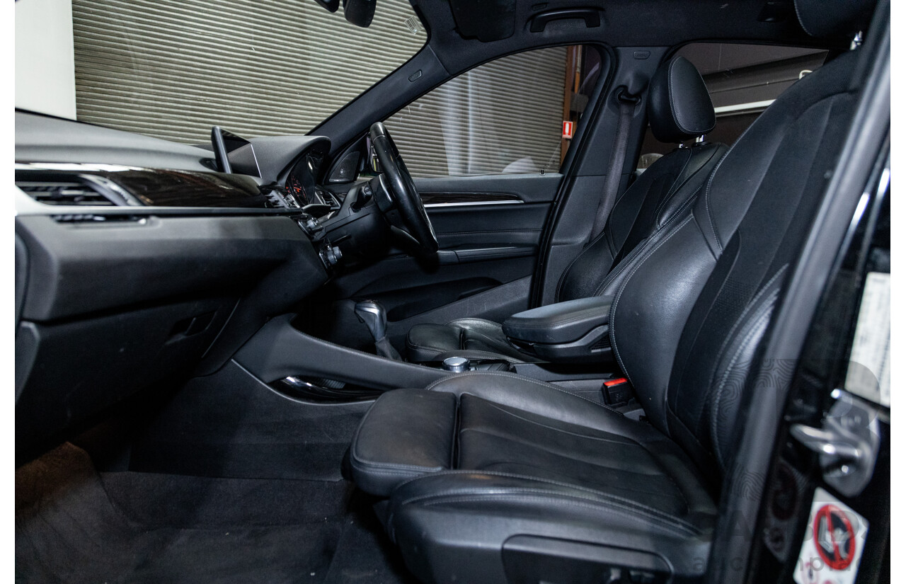 6/2017 BMW X1 Xdrive 25i (AWD) F48 4d Wagon Black Metallic Turbo 2.0L