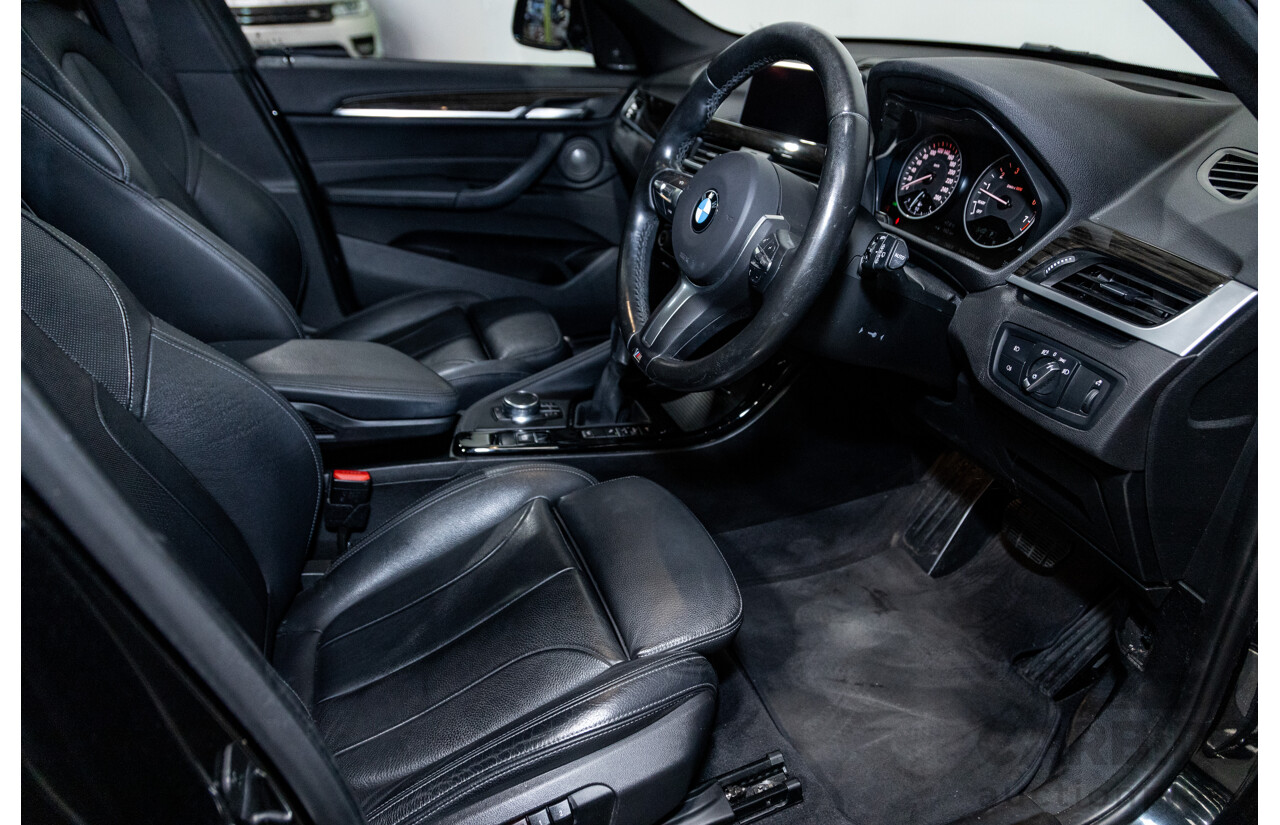 6/2017 BMW X1 Xdrive 25i (AWD) F48 4d Wagon Black Metallic Turbo 2.0L