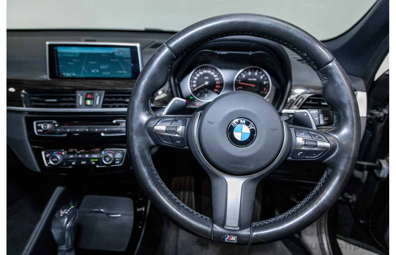 6/2017 BMW X1 Xdrive 25i (AWD) F48 4d Wagon Black Metallic Turbo 2.0L