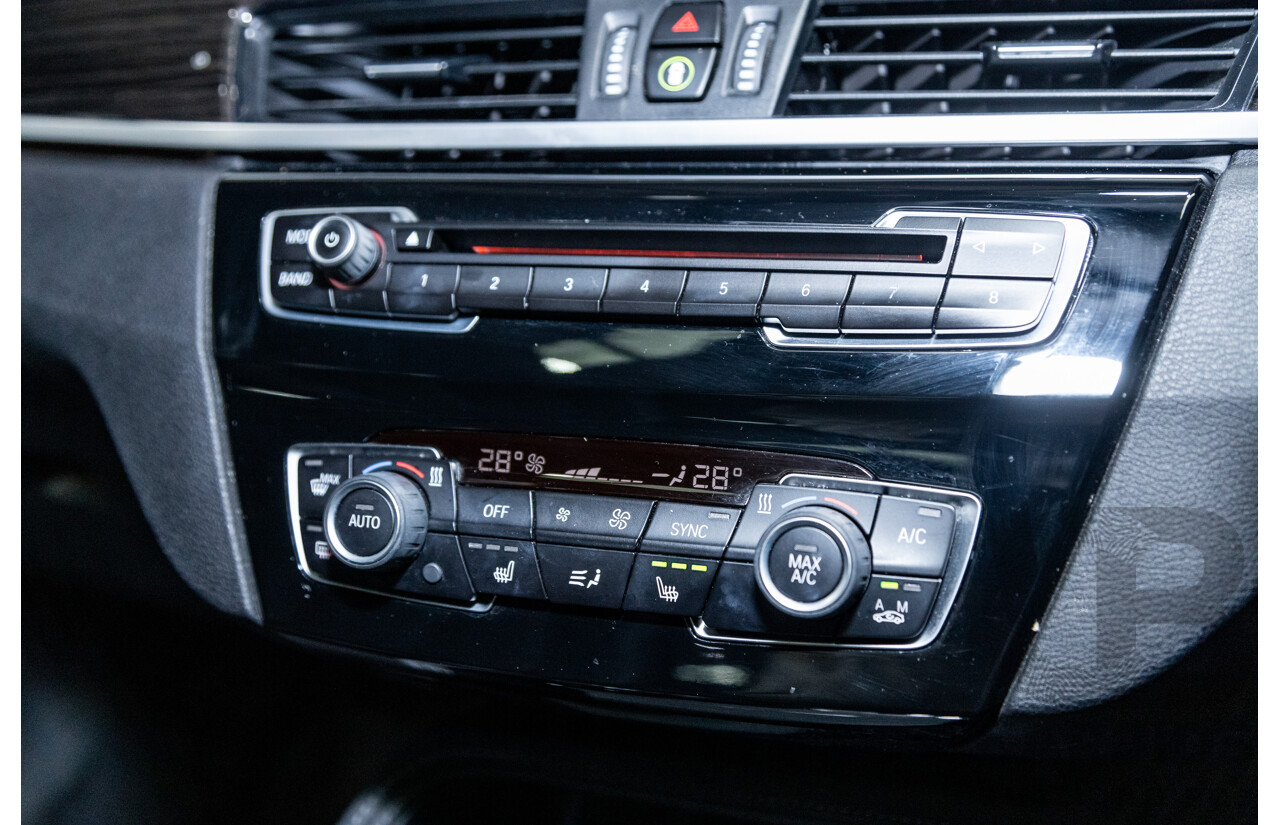 6/2017 BMW X1 Xdrive 25i (AWD) F48 4d Wagon Black Metallic Turbo 2.0L