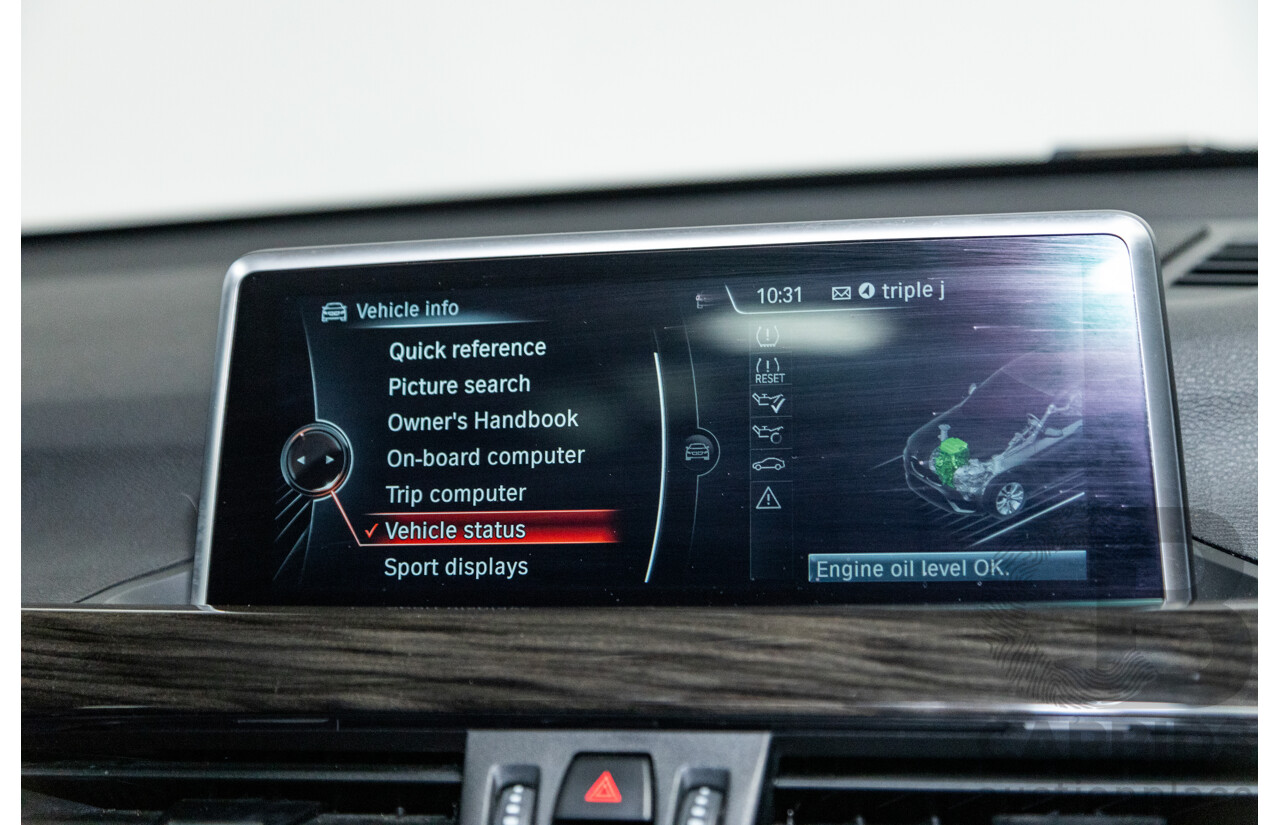 6/2017 BMW X1 Xdrive 25i (AWD) F48 4d Wagon Black Metallic Turbo 2.0L