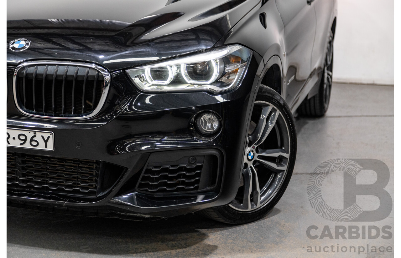 6/2017 BMW X1 Xdrive 25i (AWD) F48 4d Wagon Black Metallic Turbo 2.0L