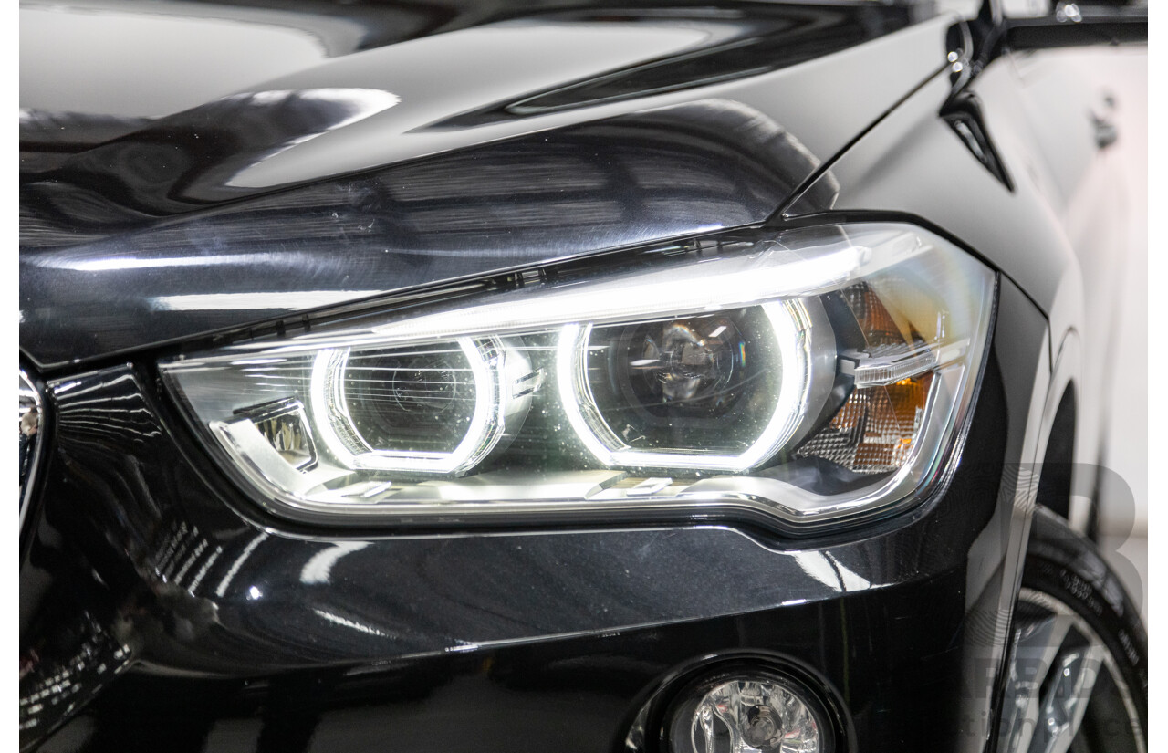 6/2017 BMW X1 Xdrive 25i (AWD) F48 4d Wagon Black Metallic Turbo 2.0L