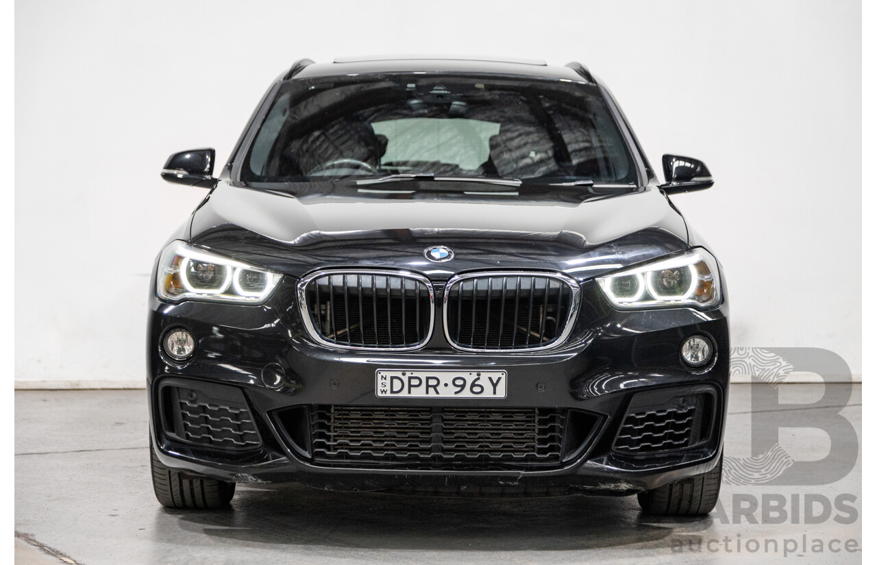 6/2017 BMW X1 Xdrive 25i (AWD) F48 4d Wagon Black Metallic Turbo 2.0L