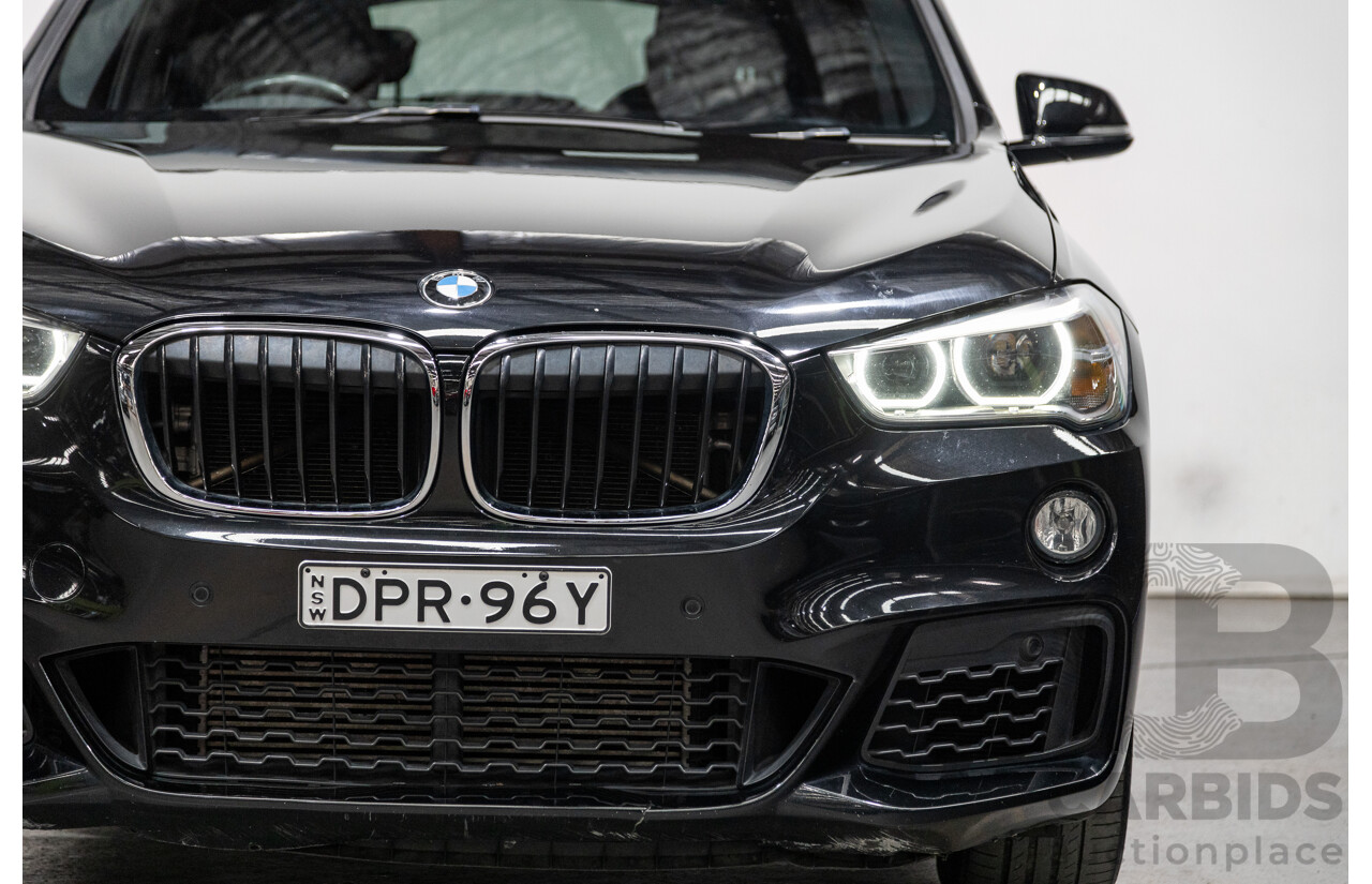 6/2017 BMW X1 Xdrive 25i (AWD) F48 4d Wagon Black Metallic Turbo 2.0L