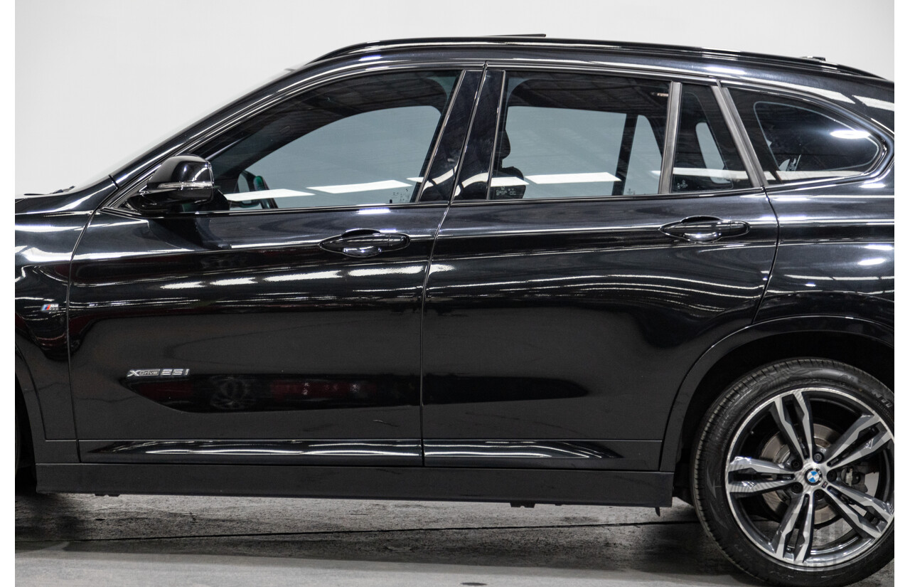 6/2017 BMW X1 Xdrive 25i (AWD) F48 4d Wagon Black Metallic Turbo 2.0L