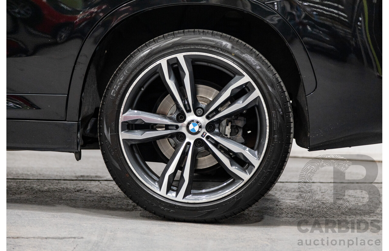 6/2017 BMW X1 Xdrive 25i (AWD) F48 4d Wagon Black Metallic Turbo 2.0L