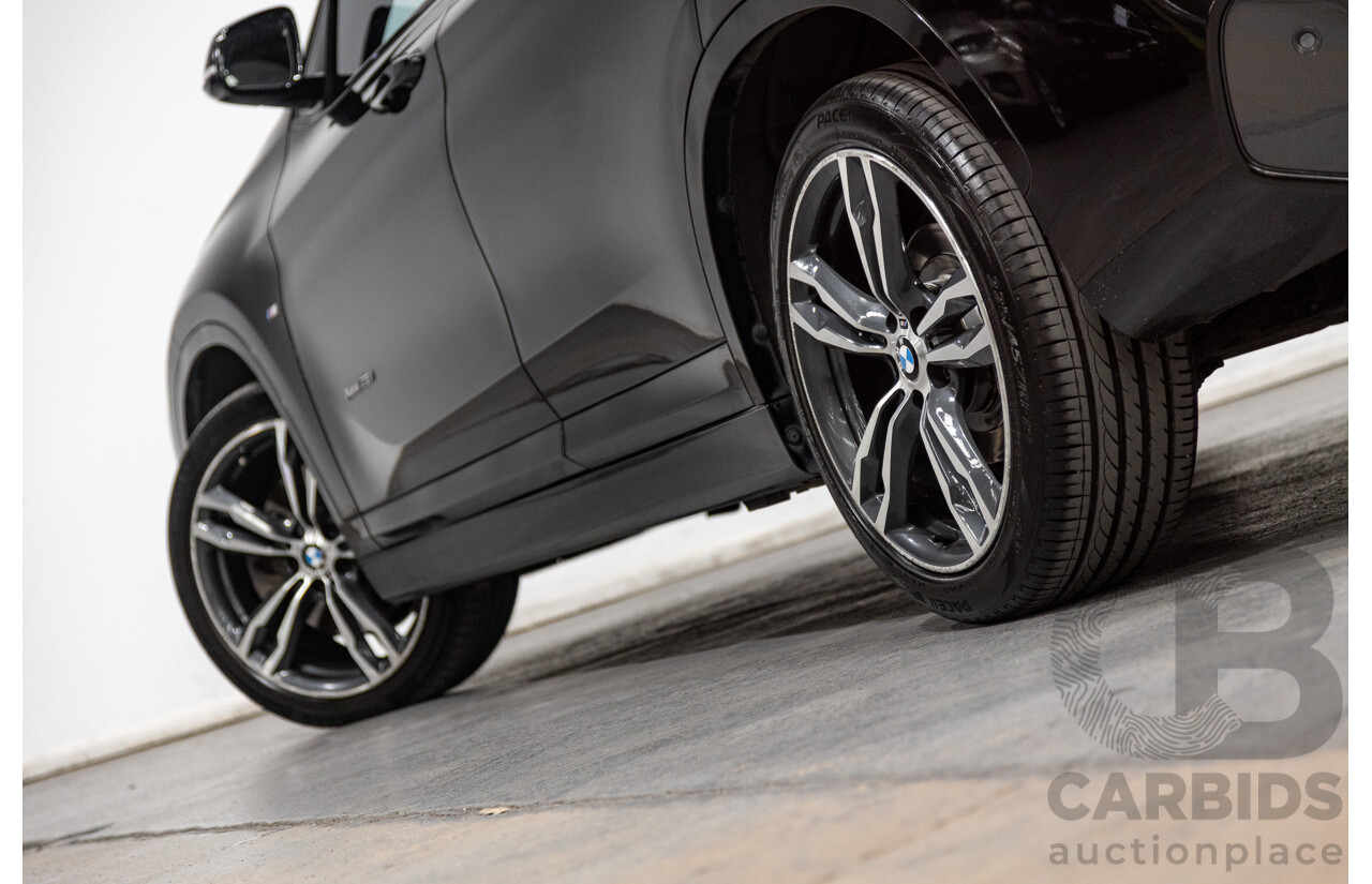 6/2017 BMW X1 Xdrive 25i (AWD) F48 4d Wagon Black Metallic Turbo 2.0L