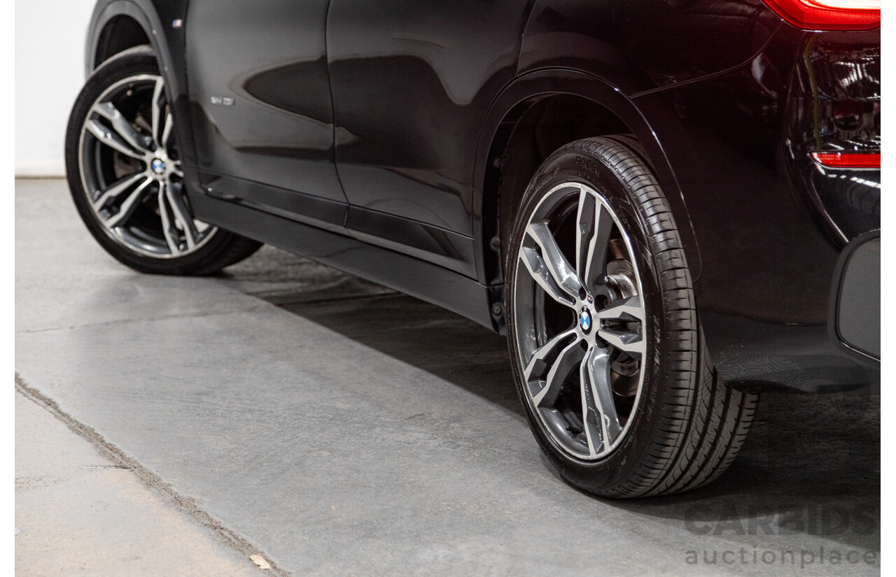 6/2017 BMW X1 Xdrive 25i (AWD) F48 4d Wagon Black Metallic Turbo 2.0L