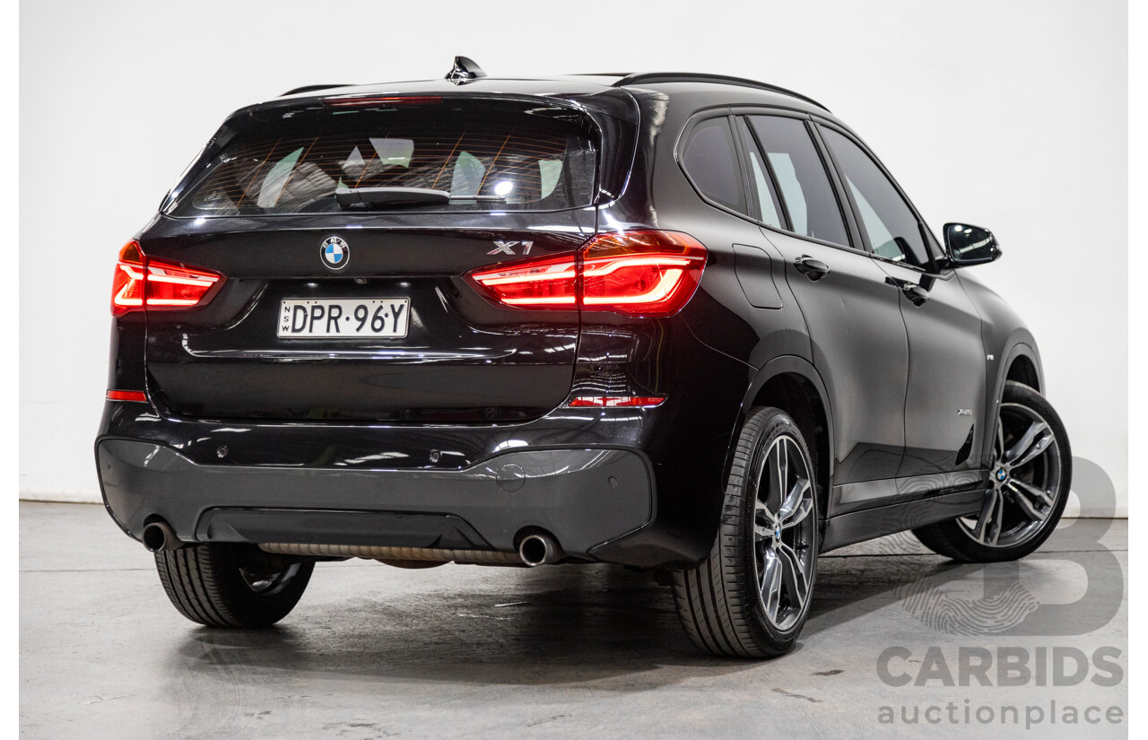 6/2017 BMW X1 Xdrive 25i (AWD) F48 4d Wagon Black Metallic Turbo 2.0L