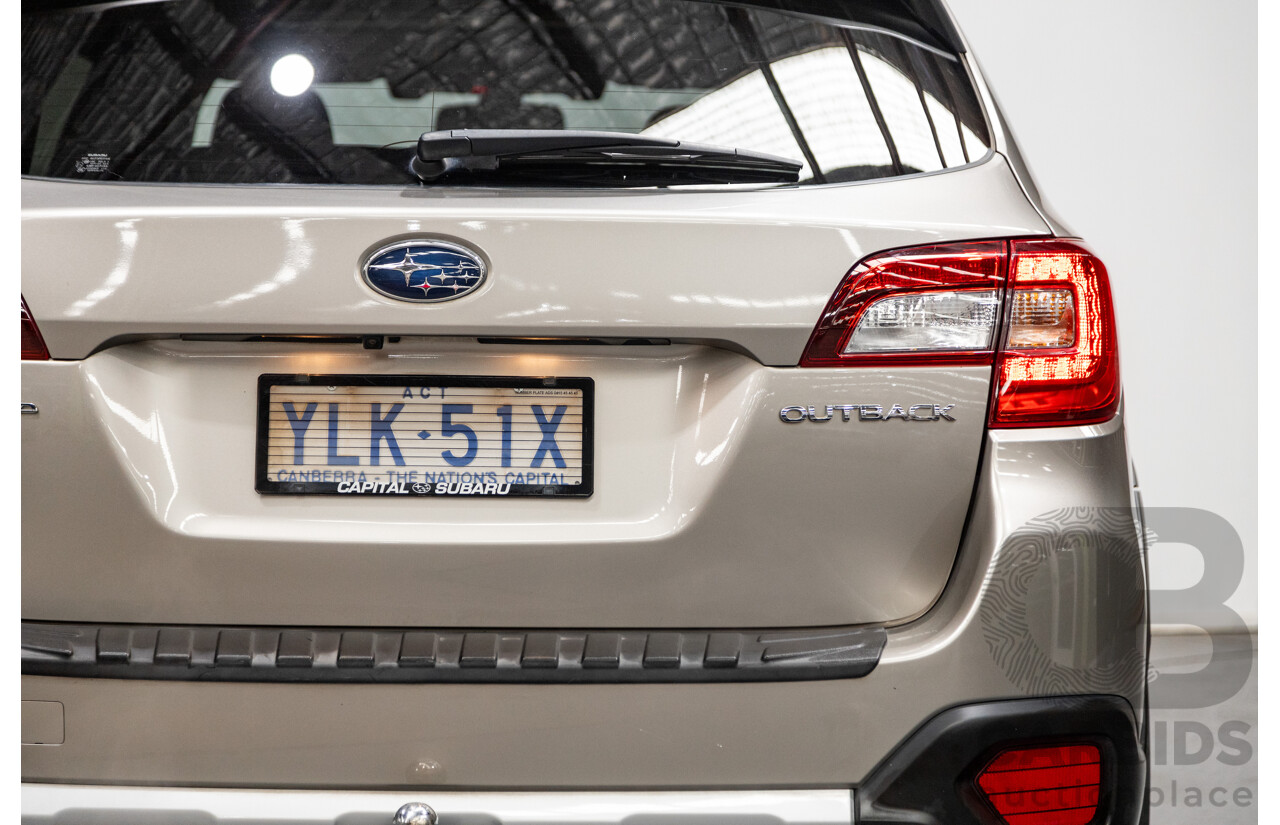 6/2016 Subaru Outback 3.6R (AWD) 5GEN B6A MY16 4d Wagon Tungsten Metallic 3.6L