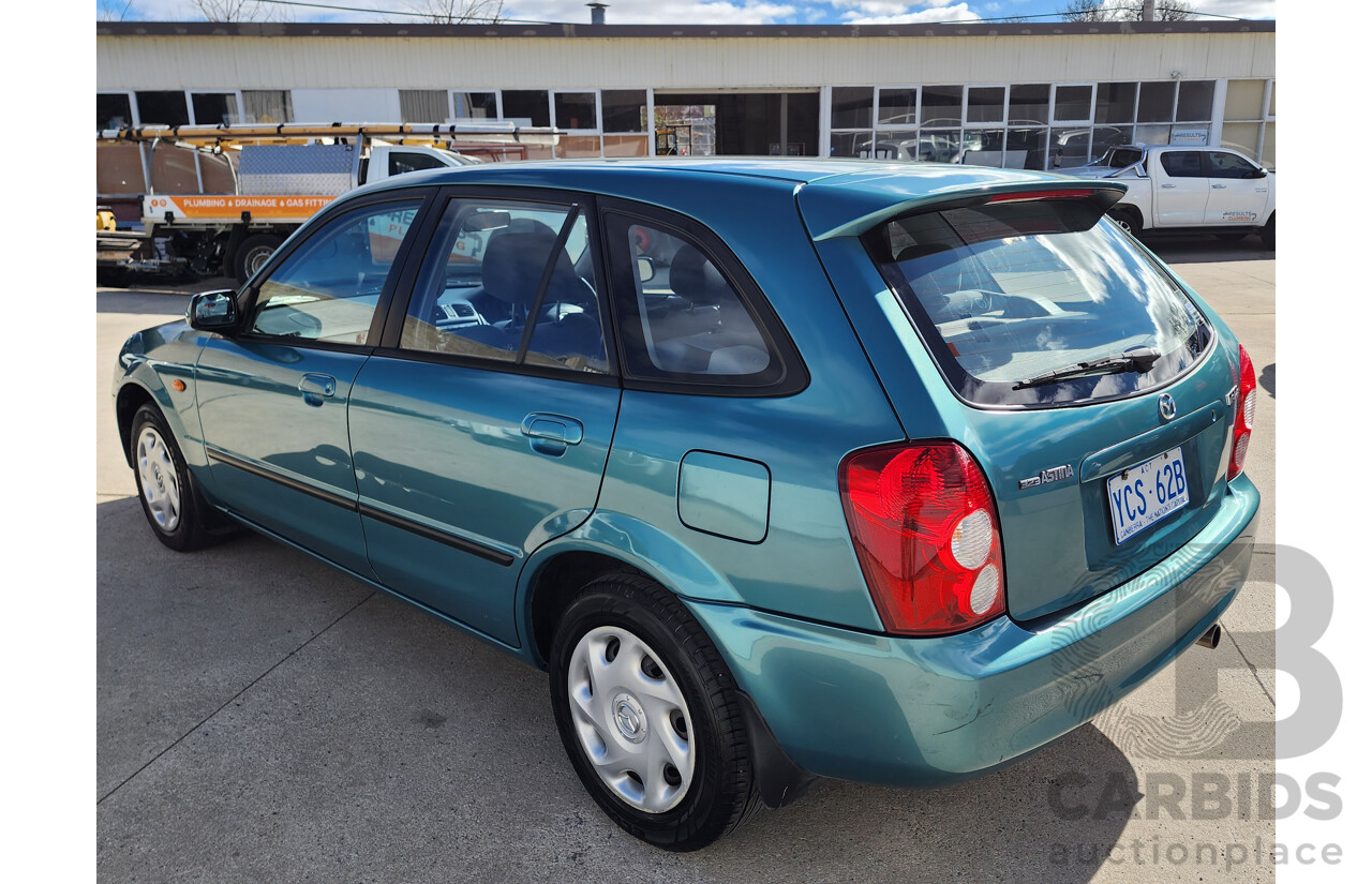 11/2002 Mazda 323 ASTINA FWD  5D Hatchback Green 1.8L