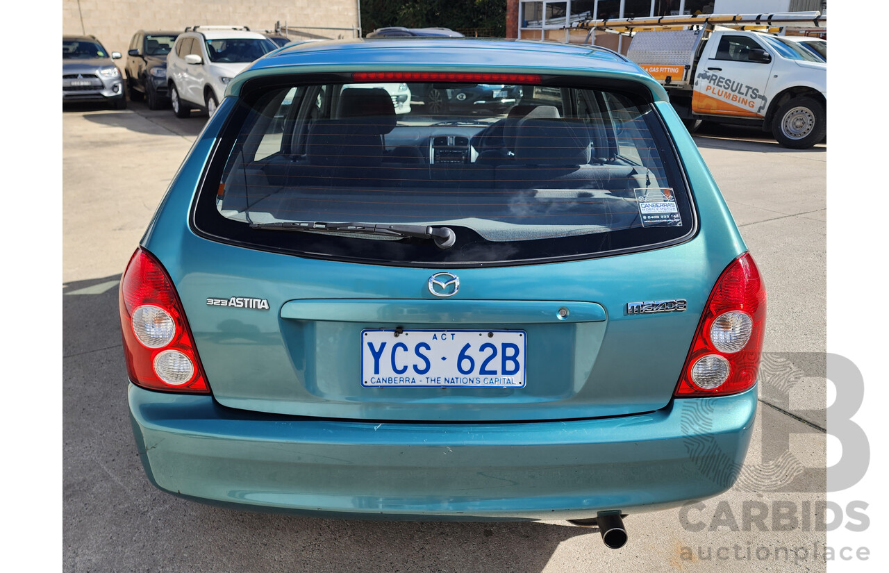 11/2002 Mazda 323 ASTINA FWD  5D Hatchback Green 1.8L