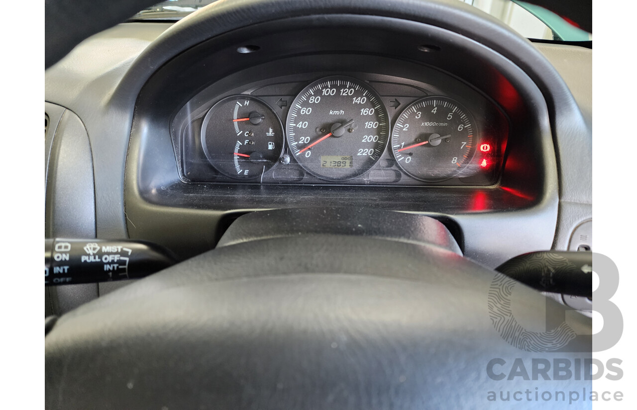 11/2002 Mazda 323 ASTINA FWD  5D Hatchback Green 1.8L