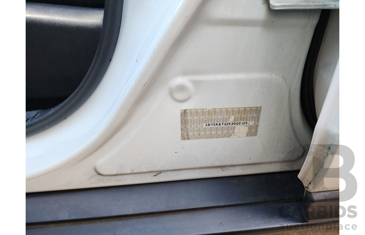 03/2014 Nissan X-Trail ST (FWD) FWD T32 4D Wagon White 2.0L