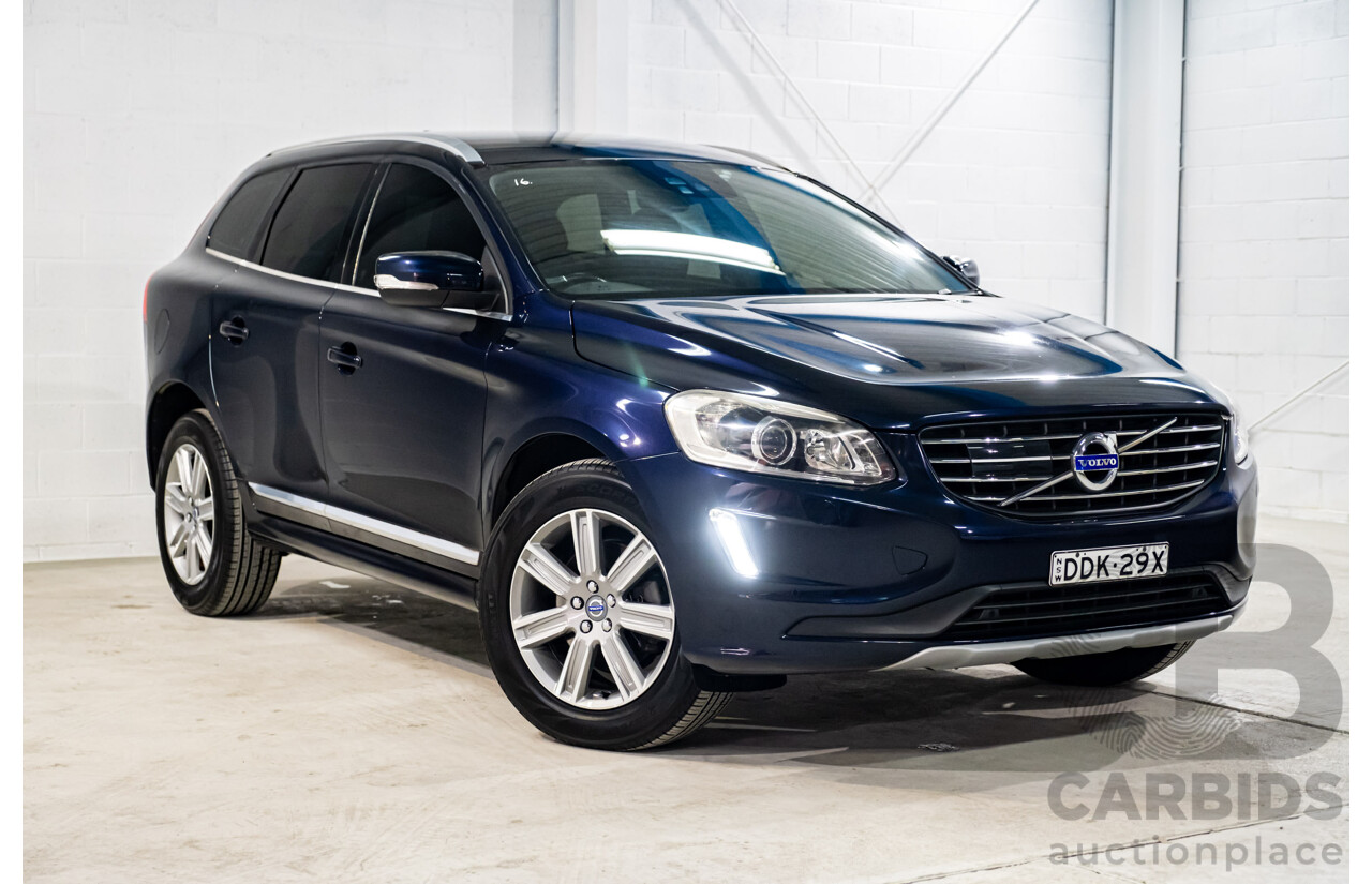 02/2016 Volvo XC60 T5 Luxury DZ MY16 4D Wagon Magic Blue Metallic Turbo 2.0L