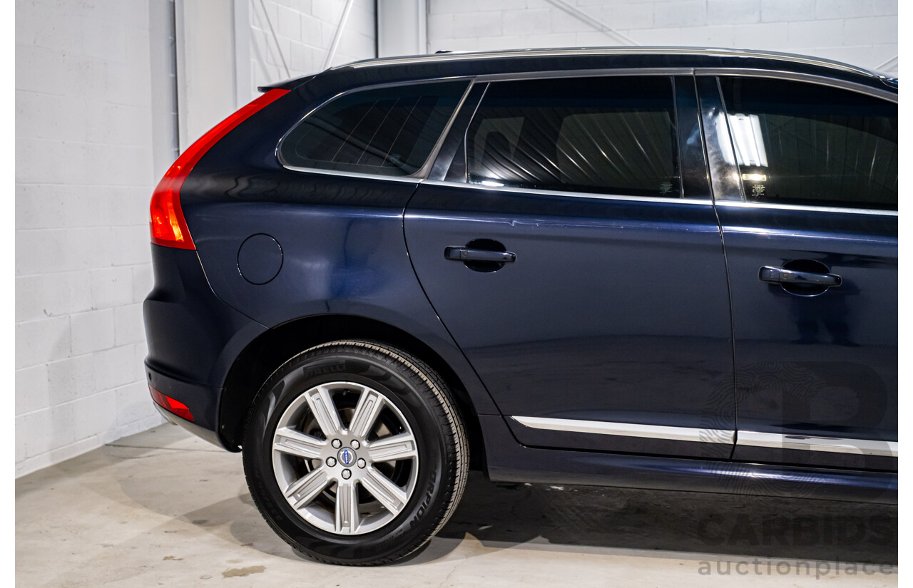 02/2016 Volvo XC60 T5 Luxury DZ MY16 4D Wagon Magic Blue Metallic Turbo 2.0L