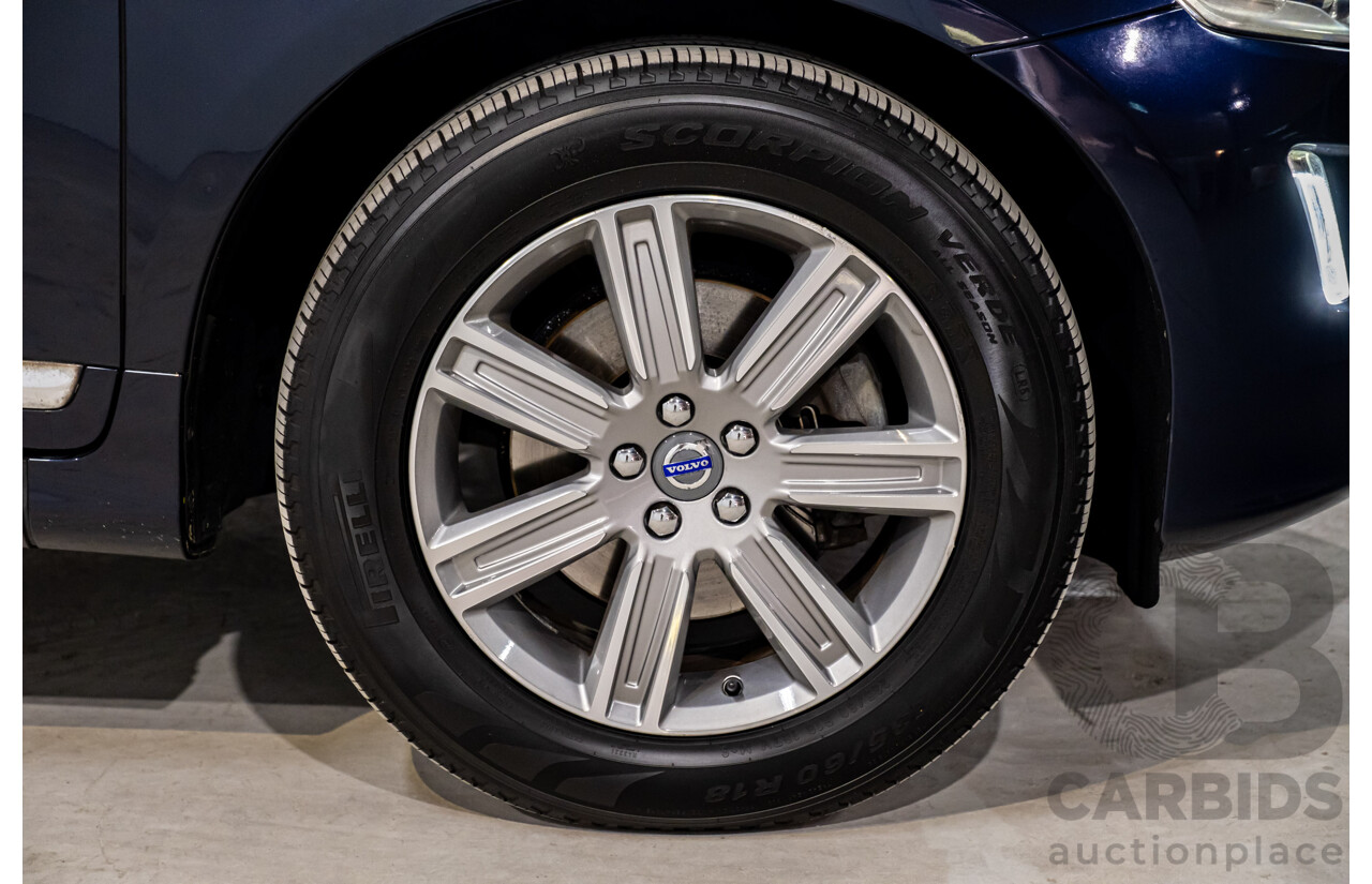 02/2016 Volvo XC60 T5 Luxury DZ MY16 4D Wagon Magic Blue Metallic Turbo 2.0L