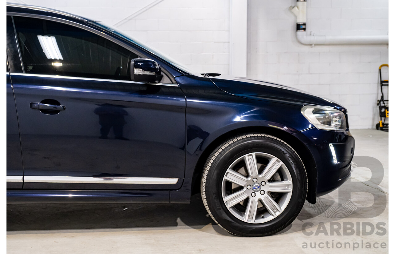 02/2016 Volvo XC60 T5 Luxury DZ MY16 4D Wagon Magic Blue Metallic Turbo 2.0L