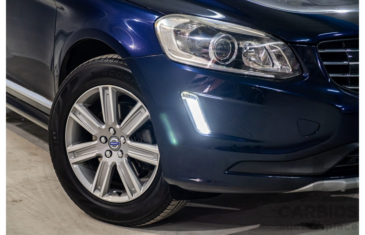 02/2016 Volvo XC60 T5 Luxury DZ MY16 4D Wagon Magic Blue Metallic Turbo 2.0L