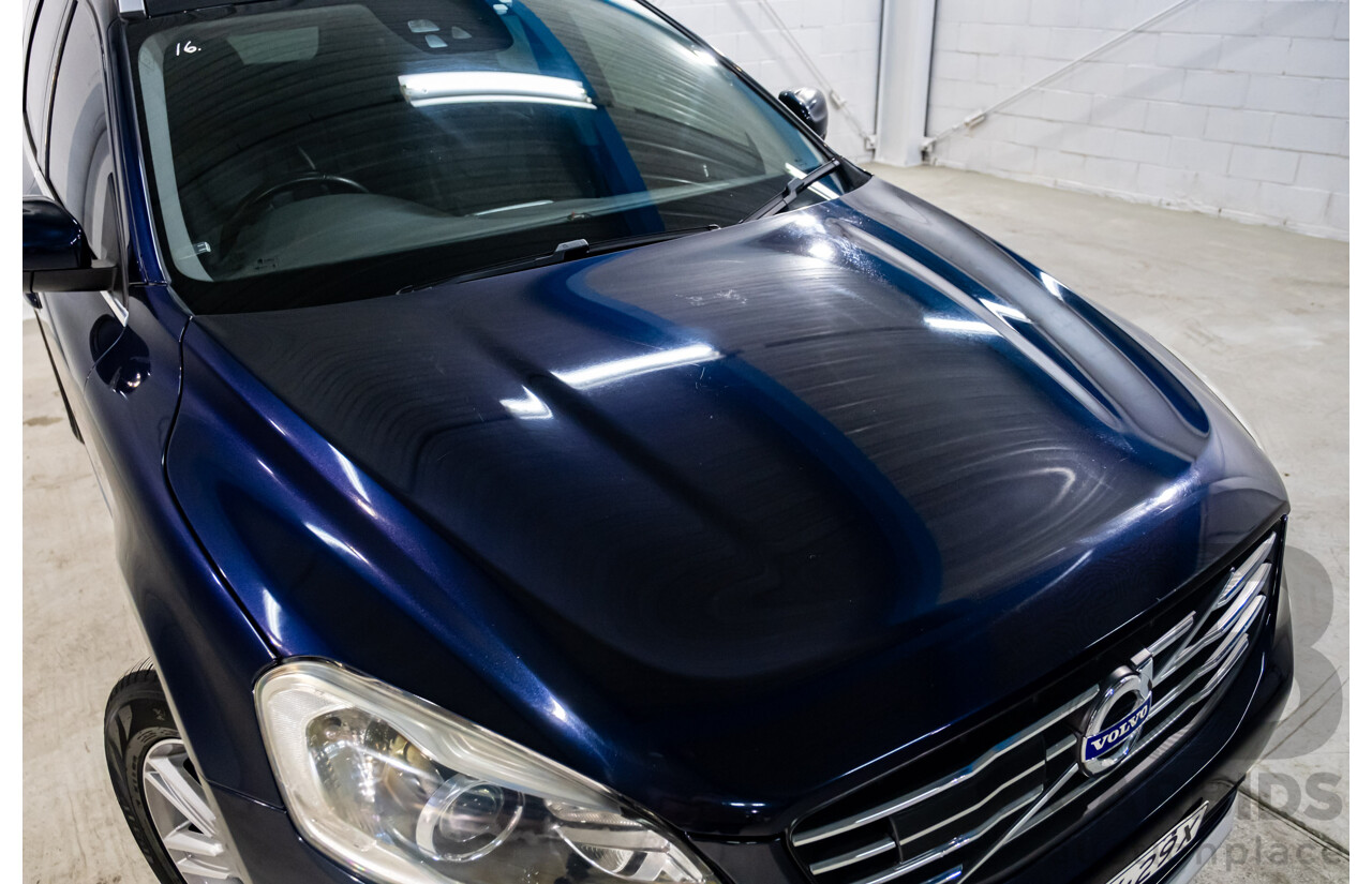 02/2016 Volvo XC60 T5 Luxury DZ MY16 4D Wagon Magic Blue Metallic Turbo 2.0L