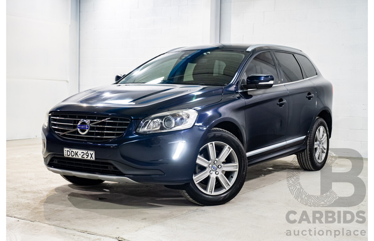 02/2016 Volvo XC60 T5 Luxury DZ MY16 4D Wagon Magic Blue Metallic Turbo 2.0L