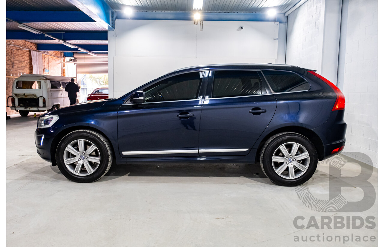 02/2016 Volvo XC60 T5 Luxury DZ MY16 4D Wagon Magic Blue Metallic Turbo 2.0L