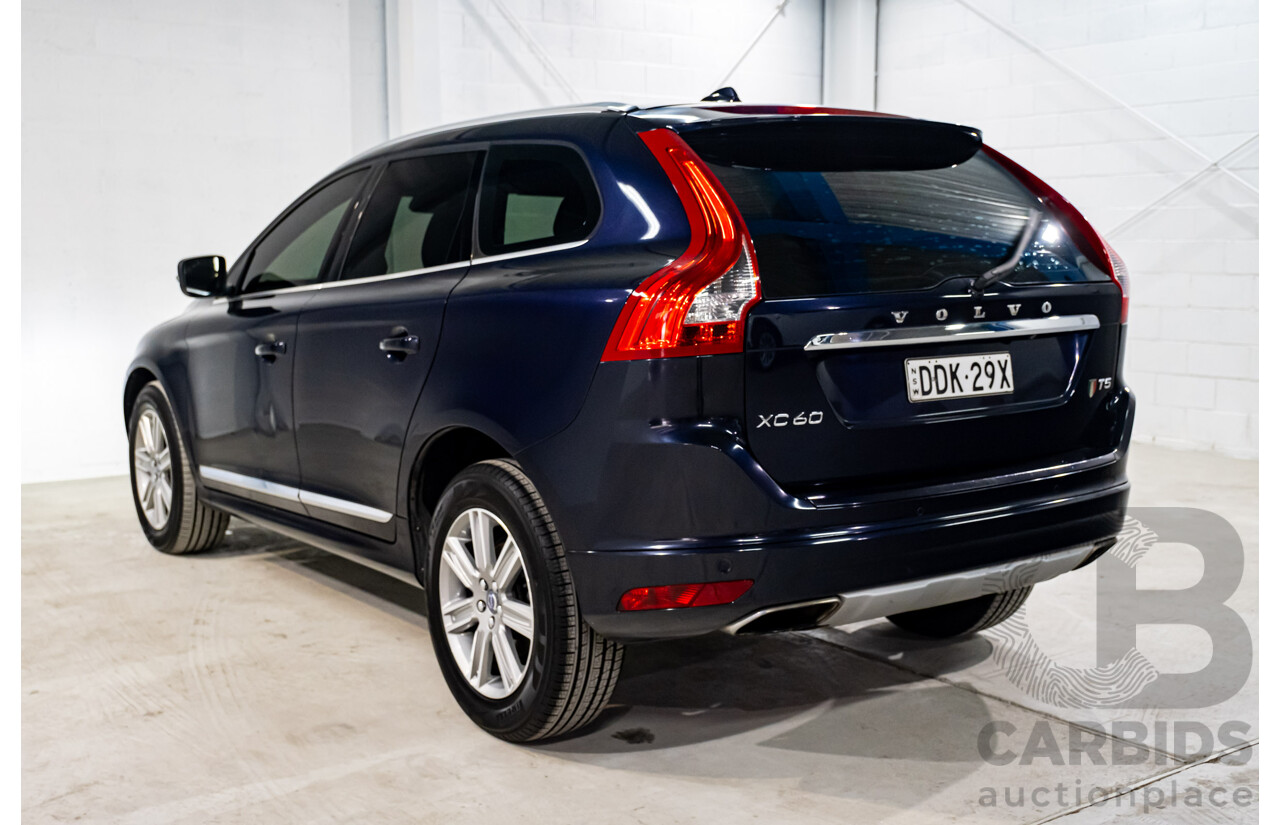 02/2016 Volvo XC60 T5 Luxury DZ MY16 4D Wagon Magic Blue Metallic Turbo 2.0L