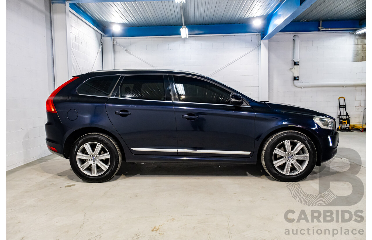 02/2016 Volvo XC60 T5 Luxury DZ MY16 4D Wagon Magic Blue Metallic Turbo 2.0L