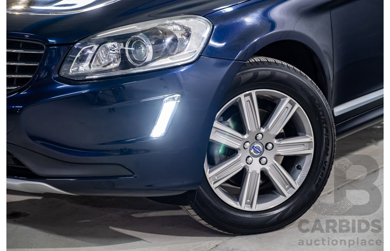 02/2016 Volvo XC60 T5 Luxury DZ MY16 4D Wagon Magic Blue Metallic Turbo 2.0L