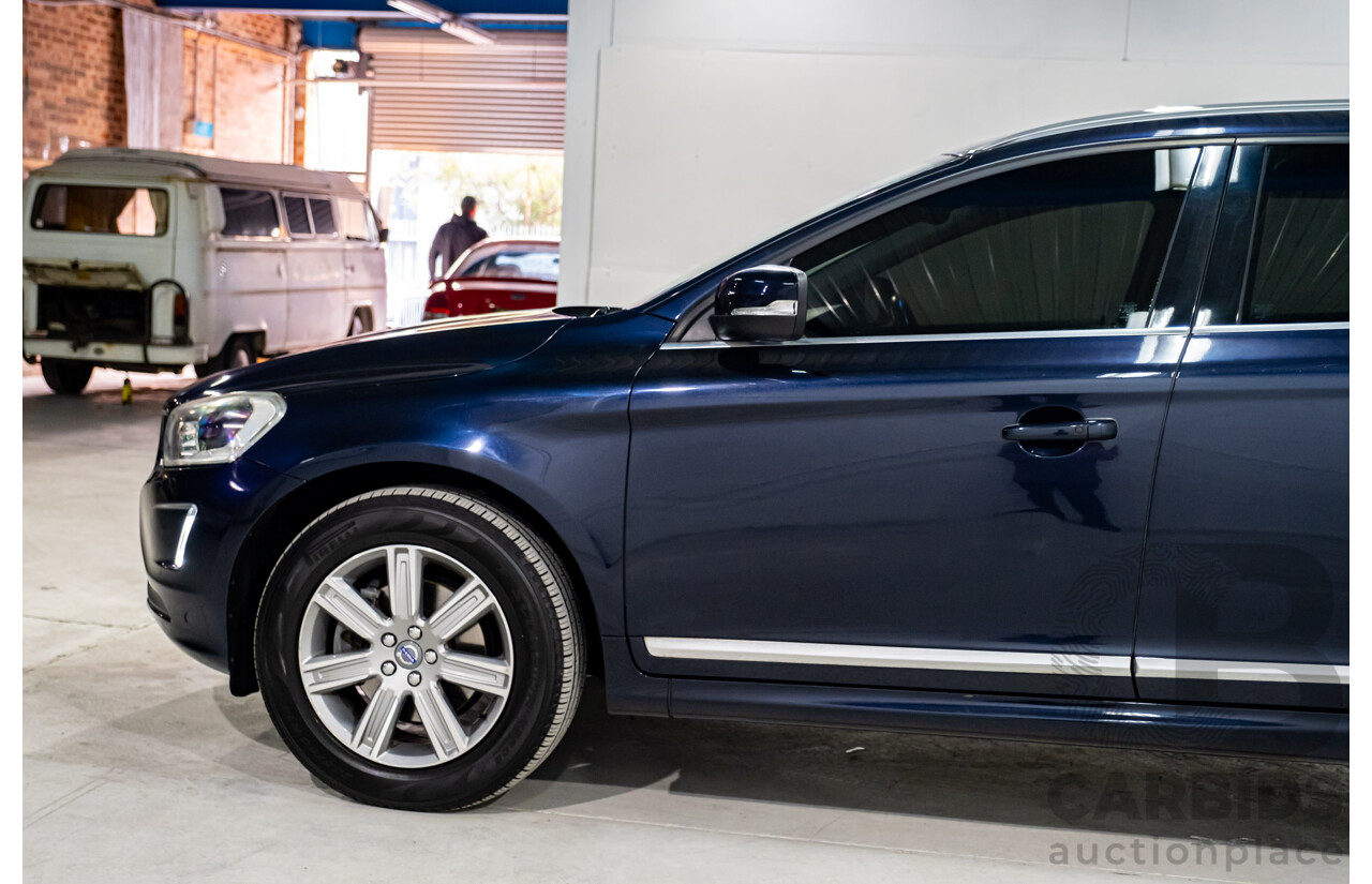 02/2016 Volvo XC60 T5 Luxury DZ MY16 4D Wagon Magic Blue Metallic Turbo 2.0L