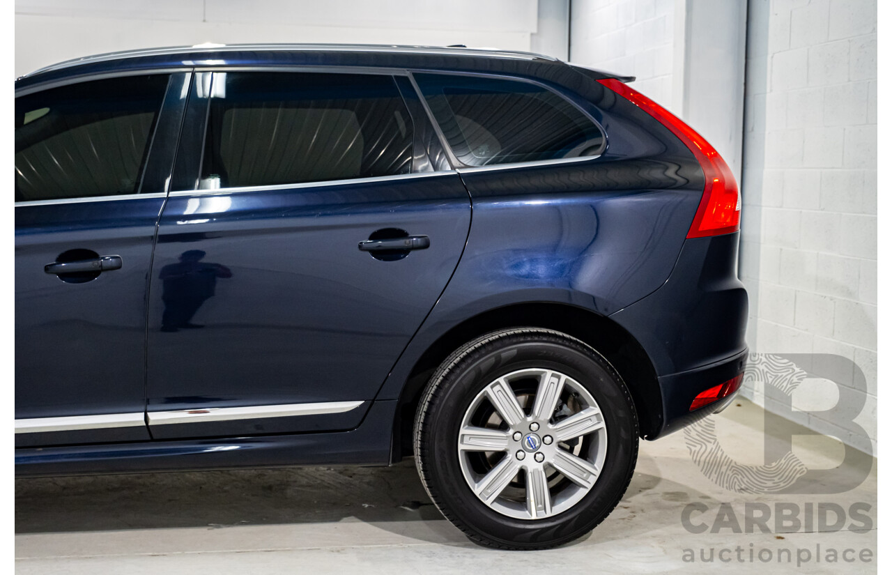 02/2016 Volvo XC60 T5 Luxury DZ MY16 4D Wagon Magic Blue Metallic Turbo 2.0L