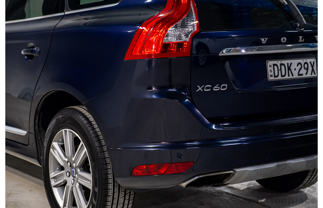 02/2016 Volvo XC60 T5 Luxury DZ MY16 4D Wagon Magic Blue Metallic Turbo 2.0L