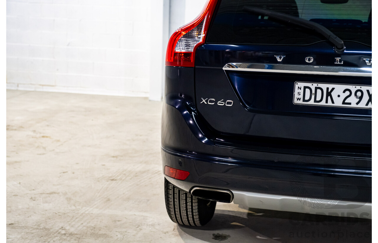 02/2016 Volvo XC60 T5 Luxury DZ MY16 4D Wagon Magic Blue Metallic Turbo 2.0L
