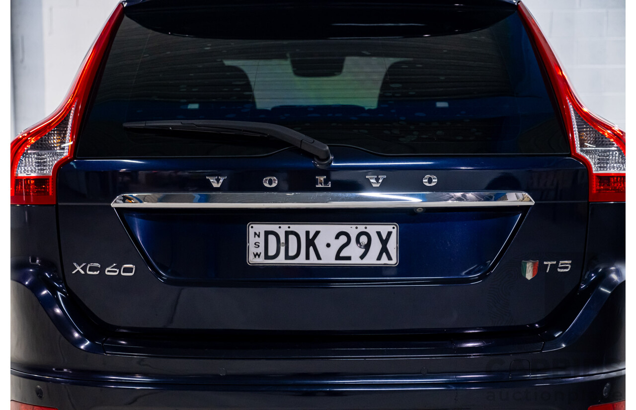 02/2016 Volvo XC60 T5 Luxury DZ MY16 4D Wagon Magic Blue Metallic Turbo 2.0L