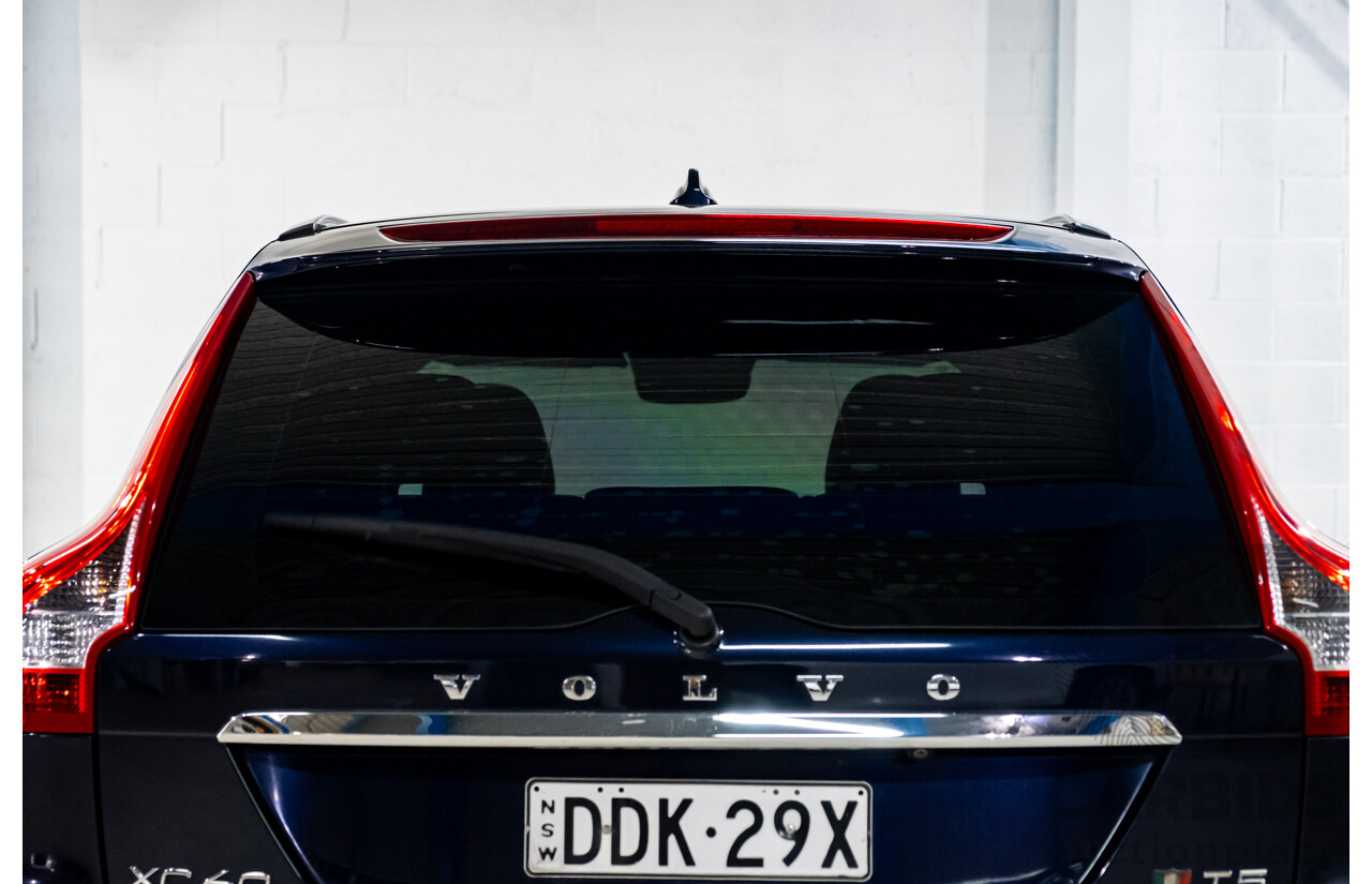 02/2016 Volvo XC60 T5 Luxury DZ MY16 4D Wagon Magic Blue Metallic Turbo 2.0L